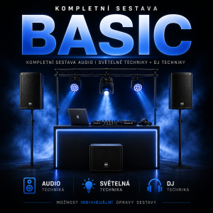 Kompletní set ozvučení a osvětlení BASIC